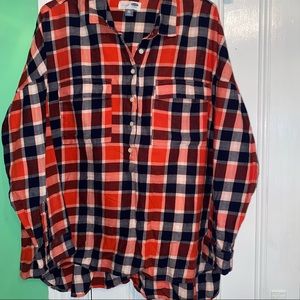 Like New- Old Navy Boyfriend style flannel XXL